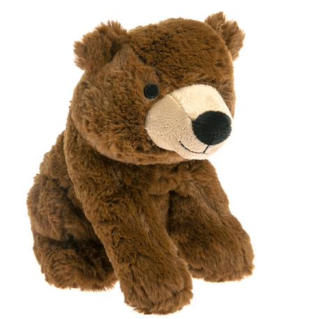 Peluche bouillotte ours brun Marron 3 - vertbaudet enfant 
