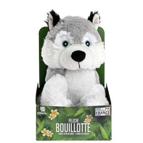 Peluche bouillotte husky Blanc 4 - vertbaudet enfant 