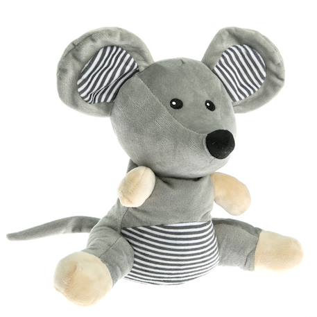 Peluche bouillotte souris Gris 3 - vertbaudet enfant 