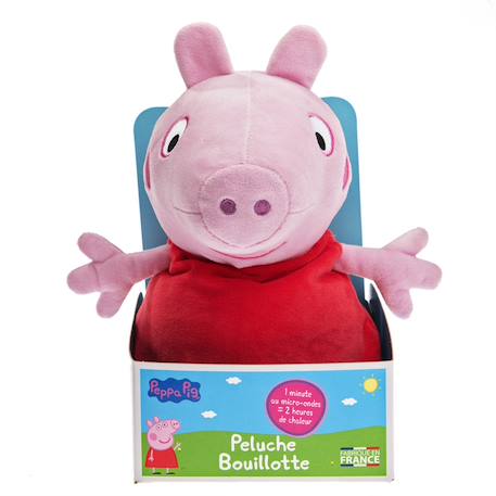 Peluche bouillotte peppa pig rouge Marron 4 - vertbaudet enfant 