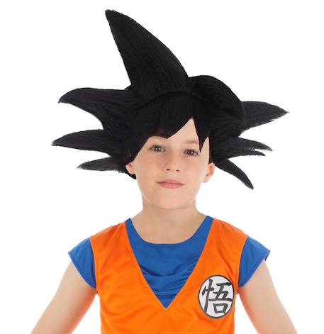 Perruque noire goku saiyan Noir 1 - vertbaudet enfant 