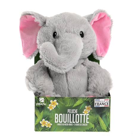 Peluche bouillotte eléphant Gris 4 - vertbaudet enfant 