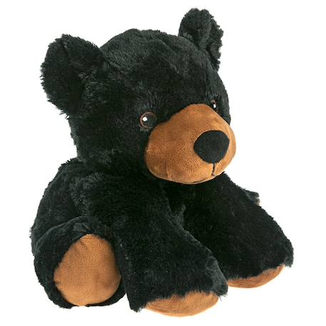 Peluche bouillotte ours noir Noir 3 - vertbaudet enfant 