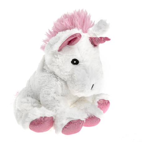 Peluche bouillotte licorne blanche Blanc 3 - vertbaudet enfant 