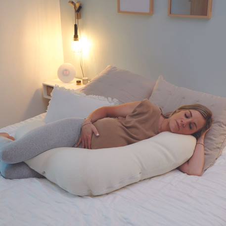 Coussin d'allaitement et de grossesse 3en1 multirelax Écru 6 - vertbaudet enfant 