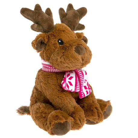 Peluche bouillotte elan hiver Marron 3 - vertbaudet enfant 