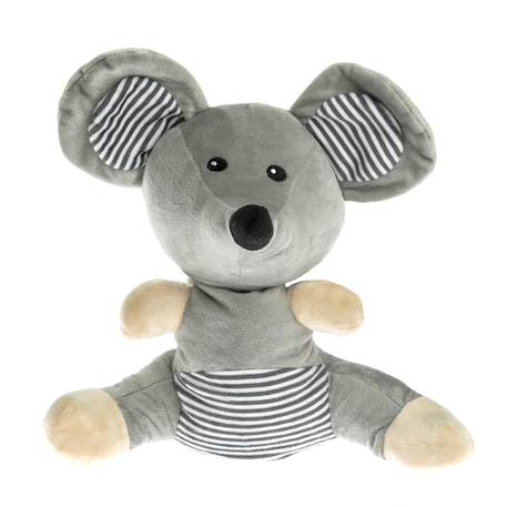 Peluche bouillotte souris Gris 2 - vertbaudet enfant 