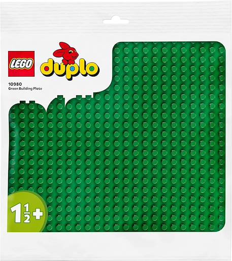 Duplo la plaque de construction verte 10980 Socle de base pour assemblage et exposition Multicolore 1 - vertbaudet enfant 