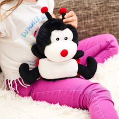 Jouet-Peluche bouillotte coccinelle