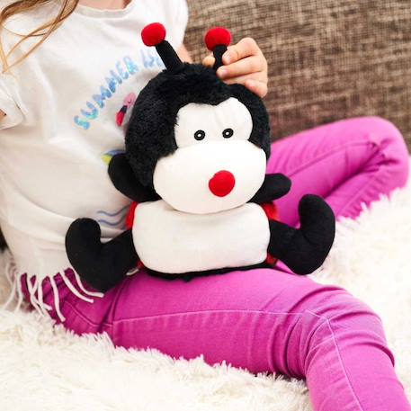 Peluche bouillotte coccinelle Rouge 1 - vertbaudet enfant 