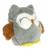 Peluche bouillotte chouette grise Gris 3 - vertbaudet enfant 