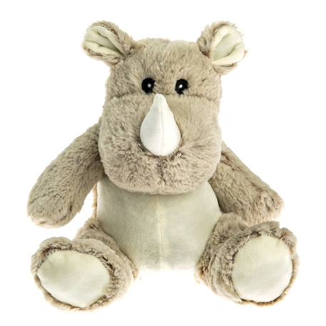 Peluche bouillotte rhino Gris 2 - vertbaudet enfant 