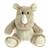 Peluche bouillotte rhino Gris 2 - vertbaudet enfant 