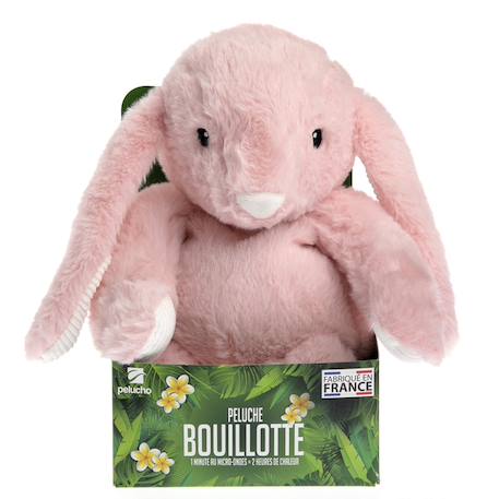 Peluche bouillotte lapin rose Rose 4 - vertbaudet enfant 