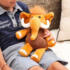 Jouet-Premier âge-Peluche bouillotte mammouth