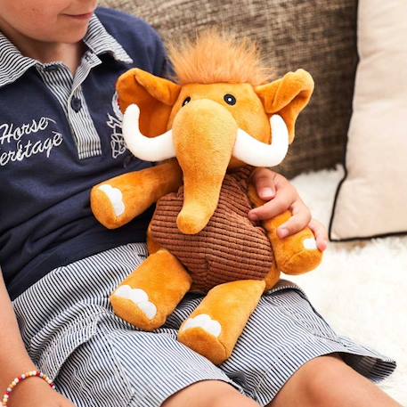 Peluche bouillotte mammouth Marron 1 - vertbaudet enfant 