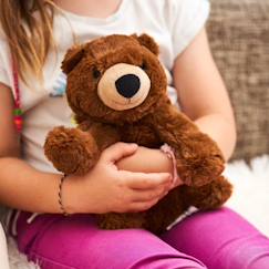 Jouet-Peluche bouillotte ours brun