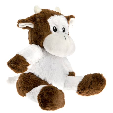 Peluche bouillotte vache Blanc 3 - vertbaudet enfant 
