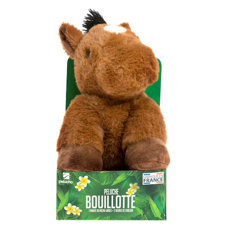 Peluche bouillotte poney Marron 4 - vertbaudet enfant 