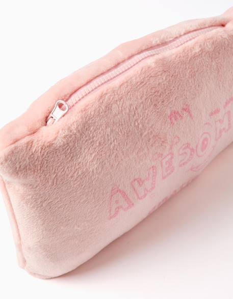 Sweat à capuche convertible en oreiller monstres d'émotions Rose foncé 6 - vertbaudet enfant 