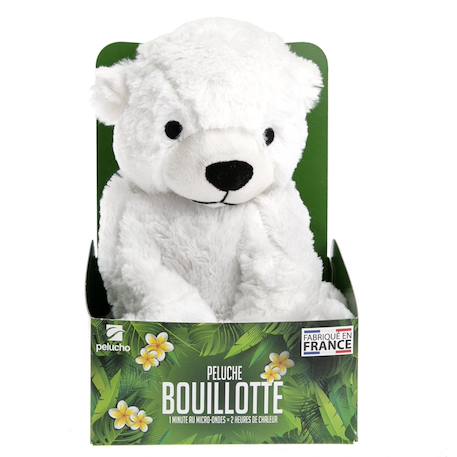 Peluche bouillotte ours polaire Blanc 4 - vertbaudet enfant 