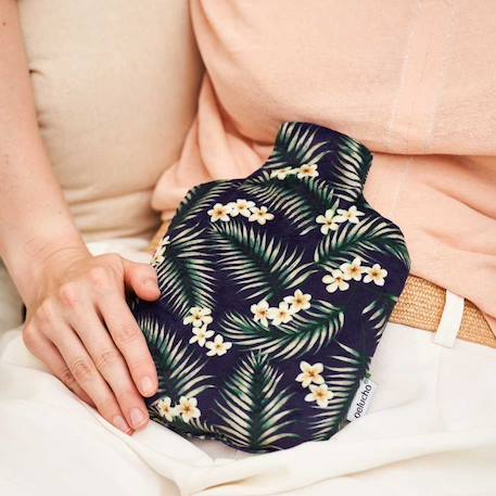 Bouillotte micro-ondes tropical noir Multicolore 1 - vertbaudet enfant 