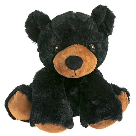 Peluche bouillotte ours noir Noir 2 - vertbaudet enfant 