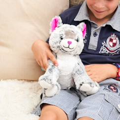 Jouet-Premier âge-Peluche bouillotte chat