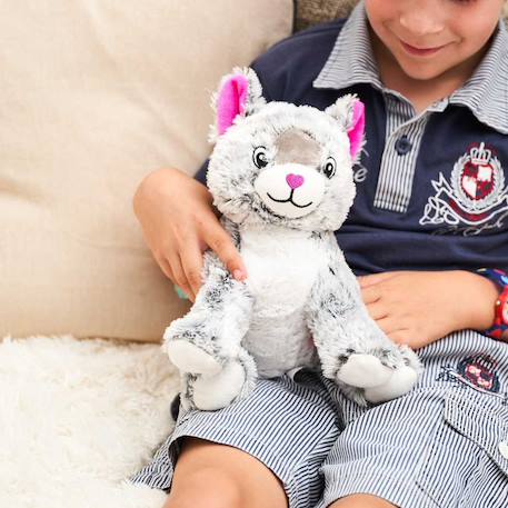 Peluche bouillotte chat Gris 1 - vertbaudet enfant 