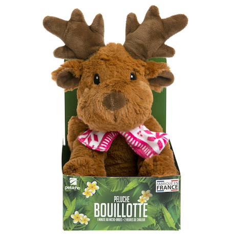 Peluche bouillotte elan hiver Marron 4 - vertbaudet enfant 