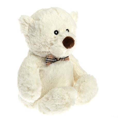 Peluche bouillotte ours blanc Beige 3 - vertbaudet enfant 