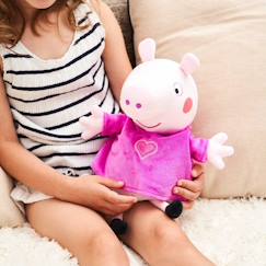Jouet-Peluche bouillotte peppa pig rose