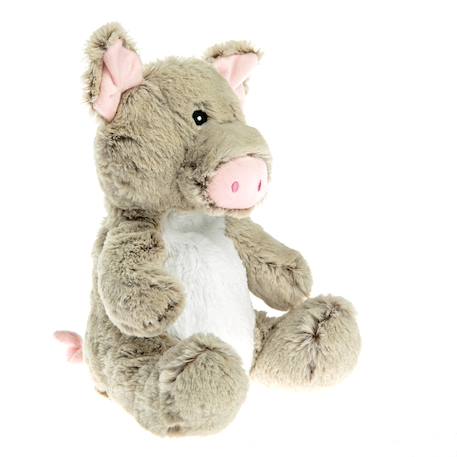 Peluche bouillotte cochon Gris 3 - vertbaudet enfant 