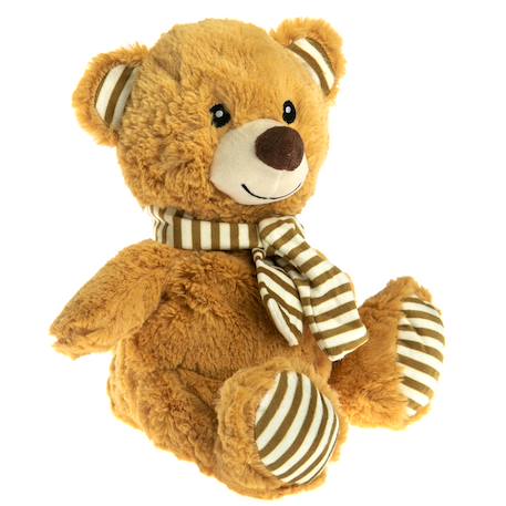 Peluche bouillotte ours crème Marron 3 - vertbaudet enfant 