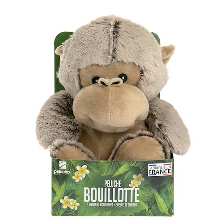 Peluche bouillotte singe Marron 4 - vertbaudet enfant 