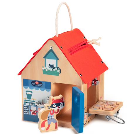 Maison d'apprentissage multi-fermetures Beige 1 - vertbaudet enfant 