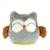 Peluche bouillotte chouette grise Gris 2 - vertbaudet enfant 