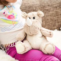 Jouet-Peluche bouillotte rhino