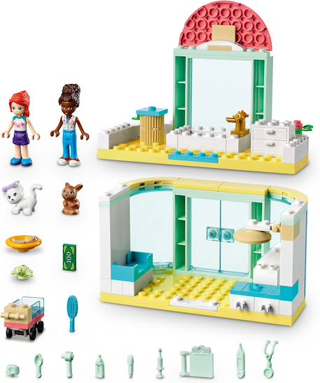 La clinique vétérinaire 41695, Lego Friends Multicolore 4 - vertbaudet enfant 