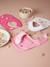Lot de 4 bavoirs bébé en coton imperméable 4x bleu avec étoile+4x rose avec cœur 11 - vertbaudet enfant 