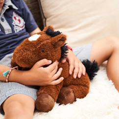 Jouet-Peluche bouillotte poney