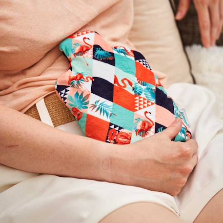 Bouillotte micro-ondes géométrique Orange 1 - vertbaudet enfant 
