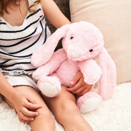 Peluche bouillotte lapin rose Rose 1 - vertbaudet enfant 