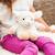 Peluche bouillotte mouton blanc Blanc 1 - vertbaudet enfant 
