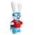 Peluche bouillotte simon super lapin Marron 3 - vertbaudet enfant 