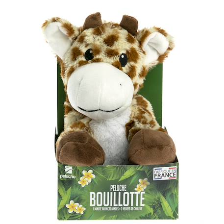 Peluche bouillotte girafe Jaune 4 - vertbaudet enfant 