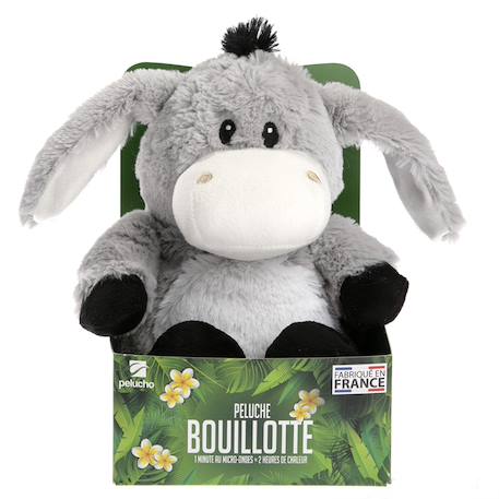 Peluche bouillotte ane Gris 4 - vertbaudet enfant 