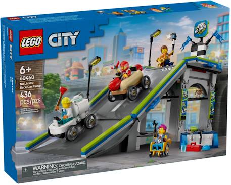Lego city - zéro limite : rampe pour bolides de course - 60460 Multicolore 2 - vertbaudet enfant 