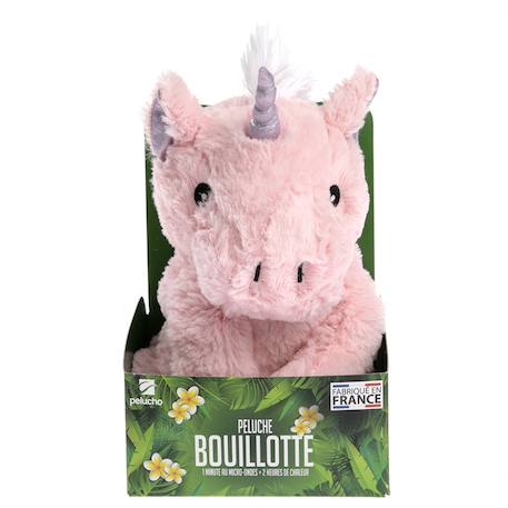 Peluche bouillotte licorne rose Rose 4 - vertbaudet enfant 