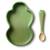 Assiette et sa cuillère kendall le choux Vert 1 - vertbaudet enfant 